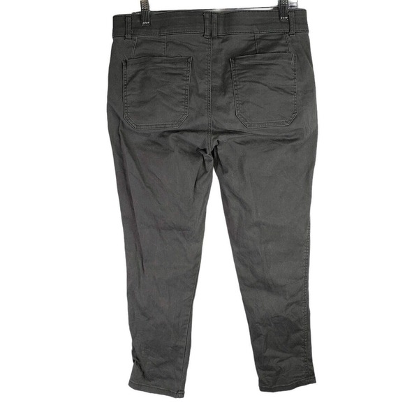 Democracy Ab Technology Cargo Pants Women's Size 8 Gray Canvas Stretch Mid Rise - Picture 3 of 9